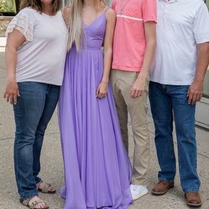 Purple, Sherri Hill, 00, small corset in the back